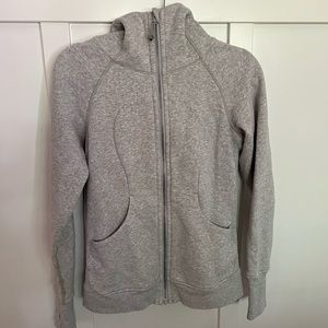 Grey Lululemon Zip Up (size 6)